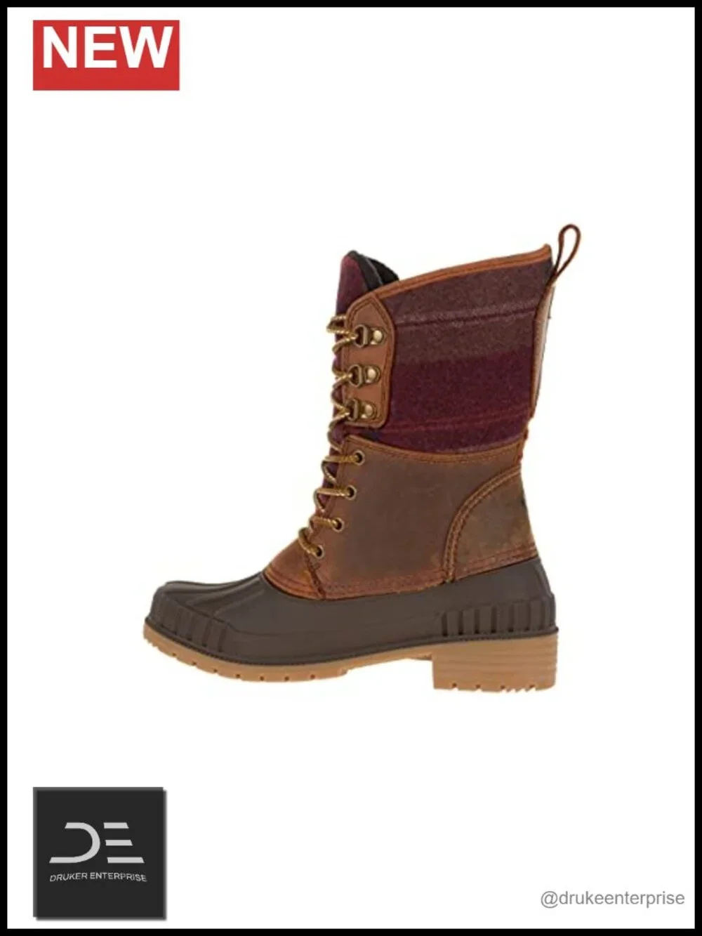 Seam-Sealed Waterproof Insulated Snow Boots Eco-Friendly Thermal Fleece Lining